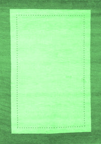 Solid Emerald Green Modern Rug, con664emgrn