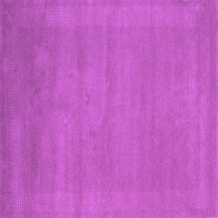 Square Abstract Purple Contemporary Rug, con665pur
