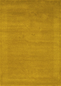 Abstract Yellow Contemporary Rug, con665yw