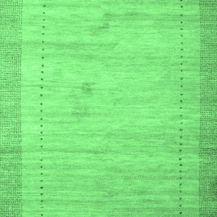 Machine Washable Abstract Emerald Green Contemporary Area Rugs, wshcon666emgrn