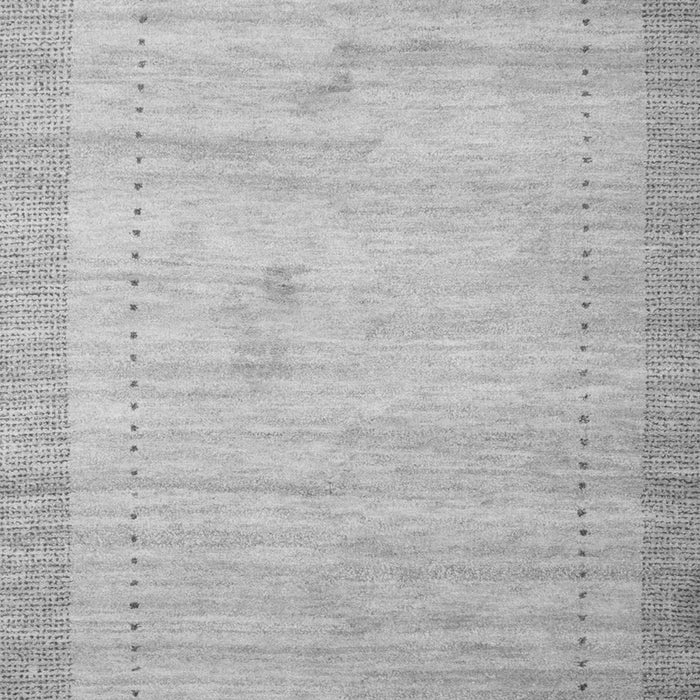 Serging Thickness of Machine Washable Abstract Gray Contemporary Rug, wshcon666gry