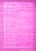 Machine Washable Abstract Pink Contemporary Rug, wshcon666pnk