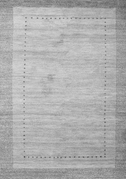Abstract Gray Contemporary Rug, con666gry