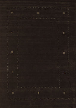 Abstract Brown Contemporary Rug, con667brn