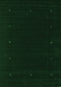 Abstract Green Contemporary Rug, con667grn