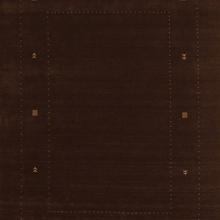 Abstract Orange Contemporary Rug, con667org