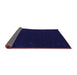 Sideview of Abstract Purple Contemporary Rug, con667pur