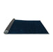 Sideview of Abstract Light Blue Contemporary Rug, con667lblu