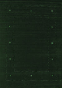 Abstract Emerald Green Contemporary Rug, con667emgrn