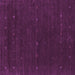 Square Machine Washable Abstract Purple Contemporary Area Rugs, wshcon668pur