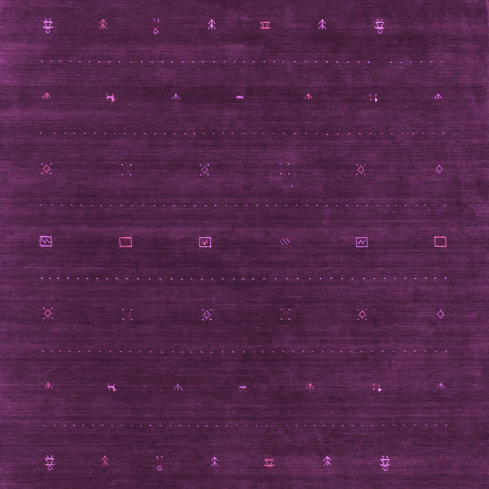 Machine Washable Abstract Purple Contemporary Area Rugs, wshcon668pur