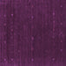 Square Abstract Purple Contemporary Rug, con668pur