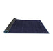 Sideview of Abstract Blue Contemporary Rug, con668blu