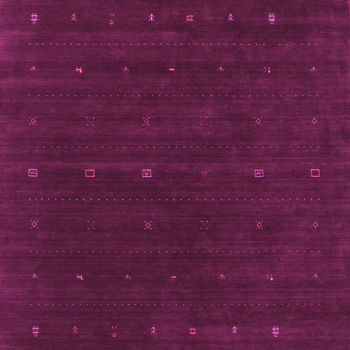 Abstract Pink Contemporary Rug, con668pnk