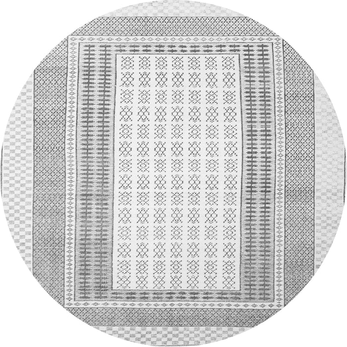 Machine Washable Southwestern Gray Country Rug, wshcon669gry