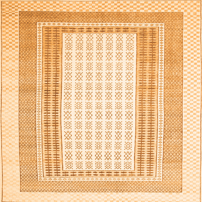 Serging Thickness of Southwestern Orange Country Rug, con669org