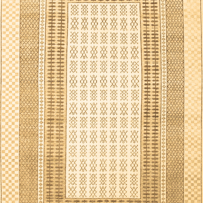 Machine Washable Southwestern Brown Country Rug, wshcon669brn