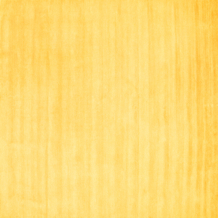 Square Machine Washable Abstract Yellow Contemporary Rug, wshcon66yw