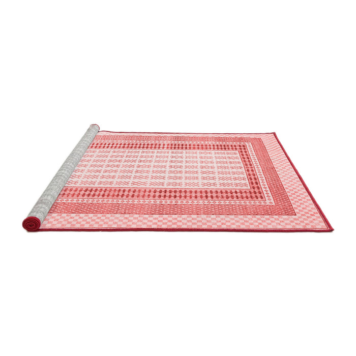 Contemporary Red Washable Rugs