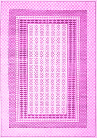 Abstract Pink Contemporary Rug, con670pnk