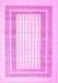 Abstract Pink Contemporary Rug, con670pnk