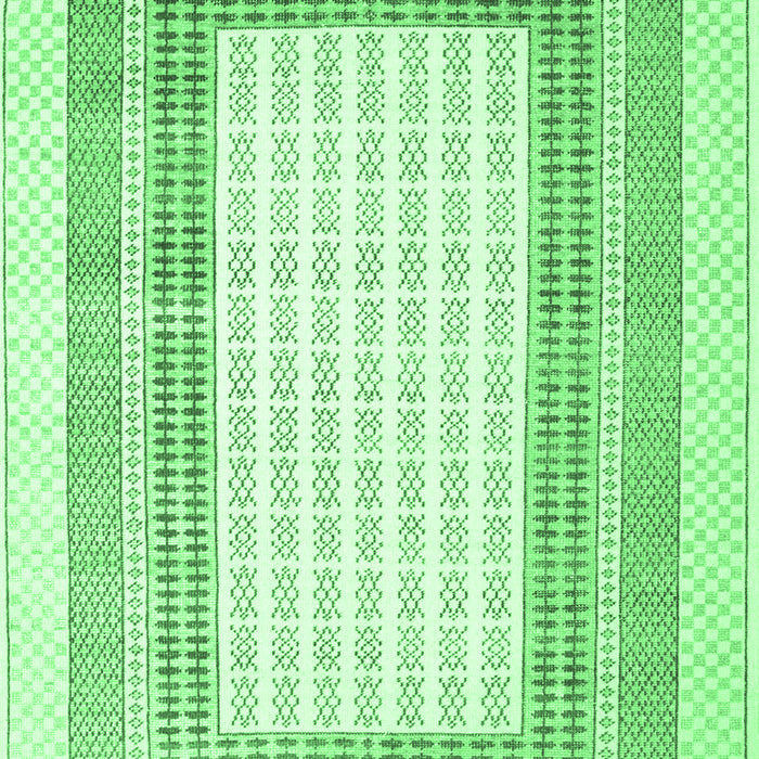 Abstract Emerald Green Contemporary Rug, con670emgrn