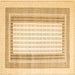 Square Abstract Brown Contemporary Rug, con670brn