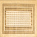 Square Machine Washable Abstract Brown Contemporary Rug, wshcon670brn