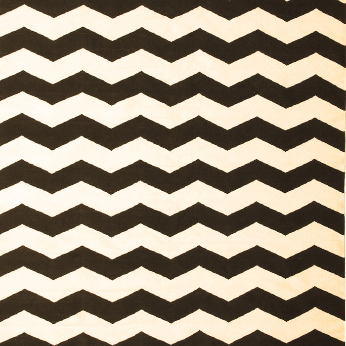 Machine Washable Abstract Brown Contemporary Rug, wshcon671brn