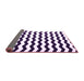 Sideview of Abstract Purple Contemporary Rug, con671pur