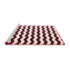 Contemporary Red Washable Rugs