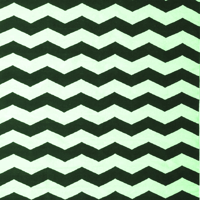 Machine Washable Abstract Emerald Green Contemporary Area Rugs, wshcon671emgrn