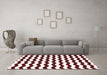 Contemporary Red Washable Rugs