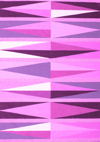 Abstract Pink Contemporary Rug, con672pnk