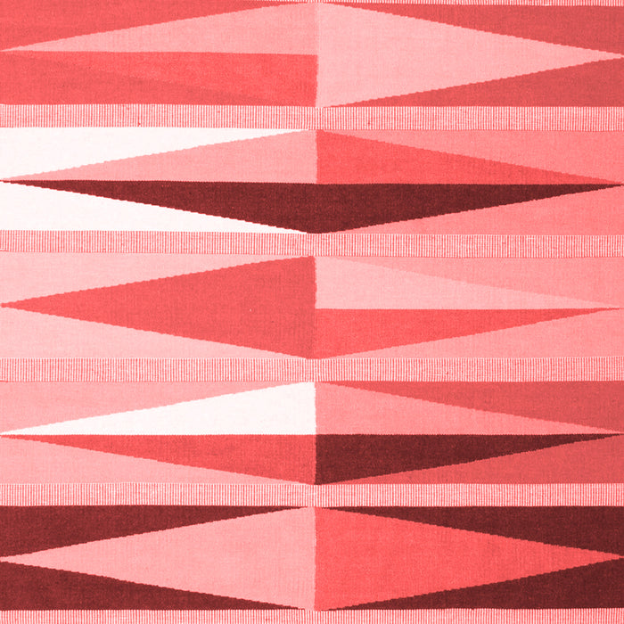 Abstract Red Contemporary Area Rugs