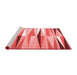 Contemporary Red Washable Rugs