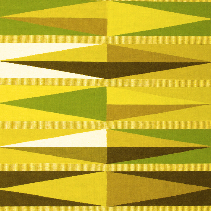 Abstract Yellow Contemporary Rug, con672yw
