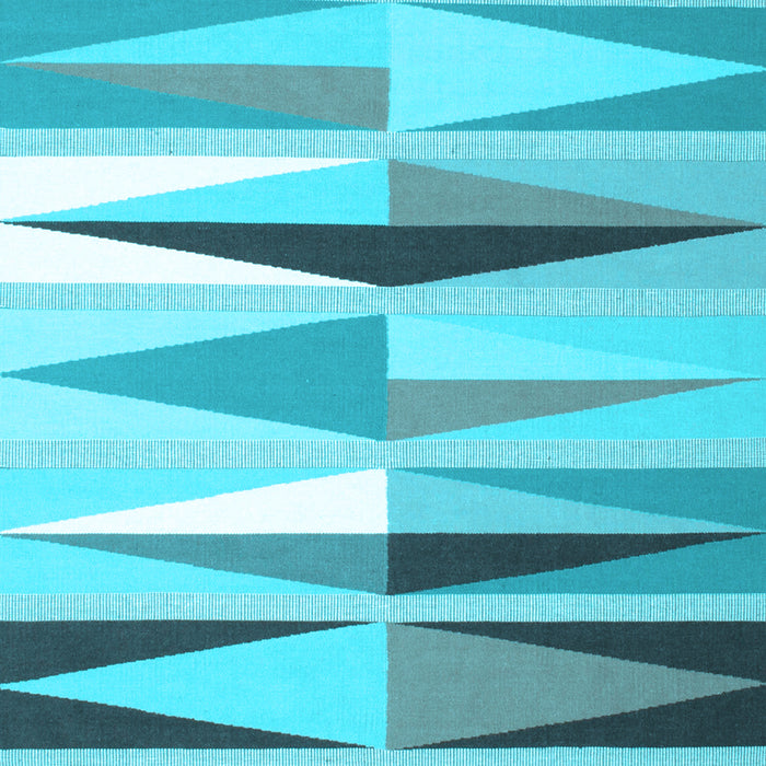 Abstract Light Blue Contemporary Rug, con672lblu
