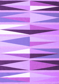 Abstract Purple Contemporary Rug, con672pur