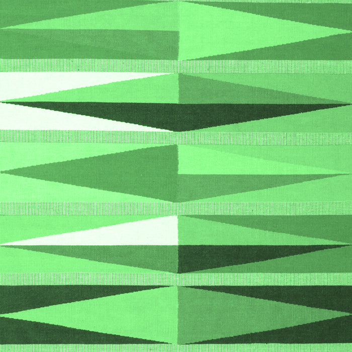 Machine Washable Abstract Emerald Green Contemporary Area Rugs, wshcon672emgrn