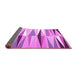 Sideview of Abstract Pink Contemporary Rug, con672pnk