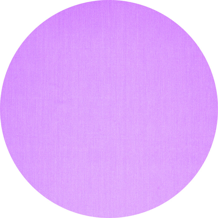 Round Machine Washable Abstract Purple Contemporary Area Rugs, wshcon673pur