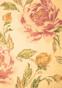 Botanical Brown Coastal Rug, con674brn