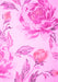 Machine Washable Botanical Pink Coastal Rug, wshcon674pnk