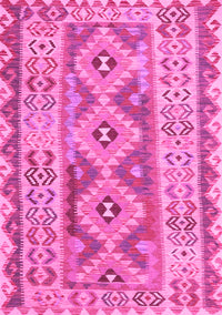 Southwestern Pink Country Rug, con675pnk