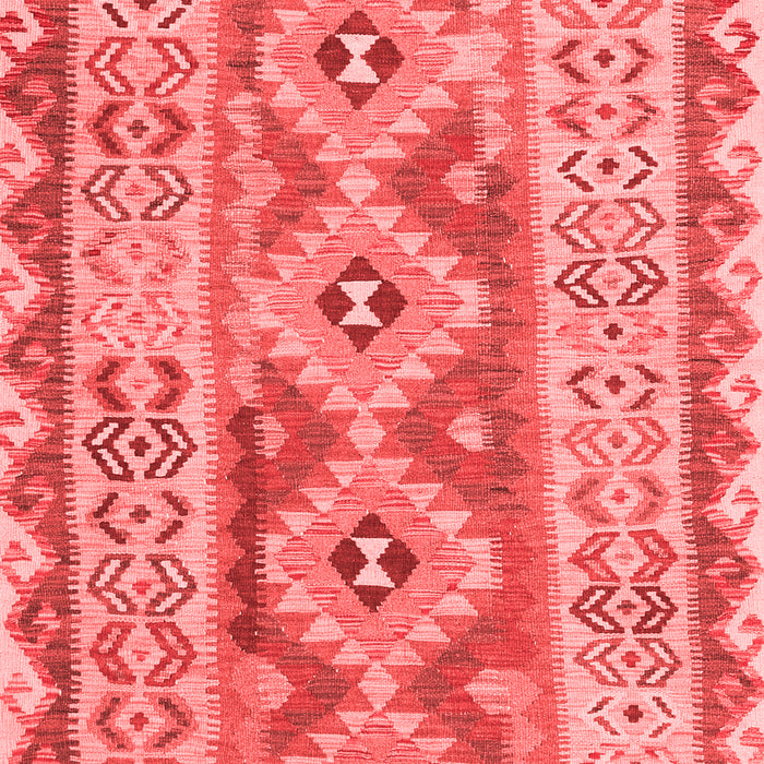Machine Washable Southwestern Red Country Rug, wshcon675red
