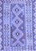 Southwestern Blue Country Rug, con675blu