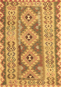 Southwestern Brown Country Rug, con675brn