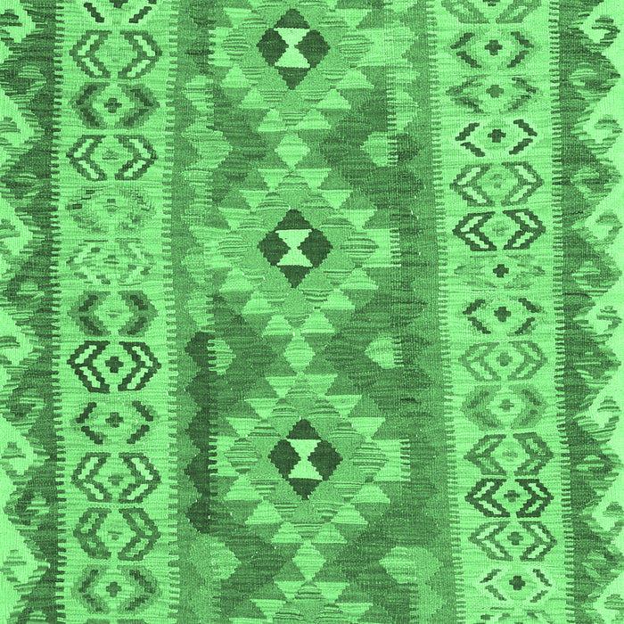 Southwestern Emerald Green Country Rug, con675emgrn
