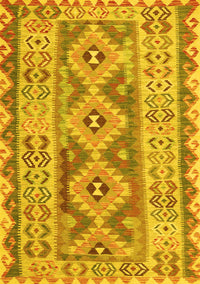 Southwestern Yellow Country Rug, con675yw